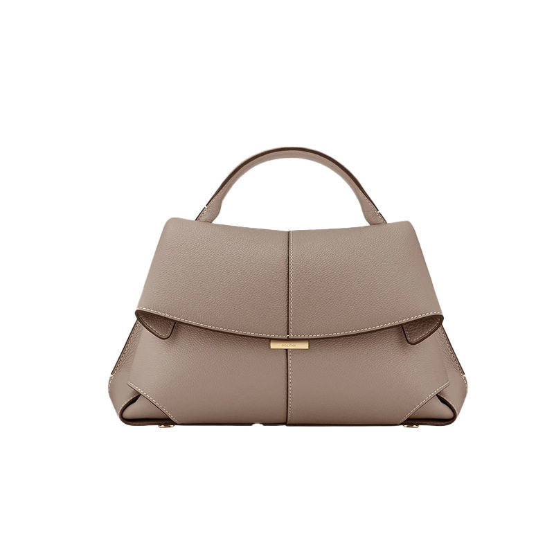 Women's Smile Niche Cattle Leather Portable Commuter Bags