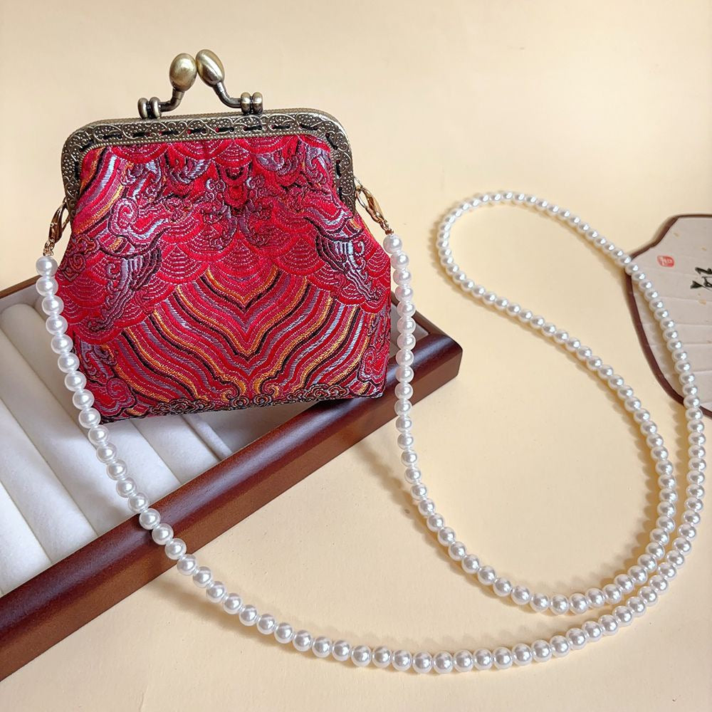 Chinese Super Fairy Exquisite Embroidered Mini Sanitary Pads Coin Purses