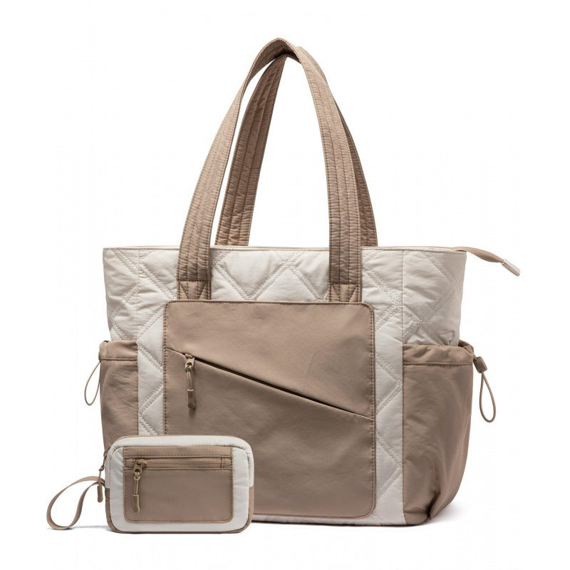 Women's Strap Zip Puffer Essential Quilting Carrying Women's Shoulder Bag