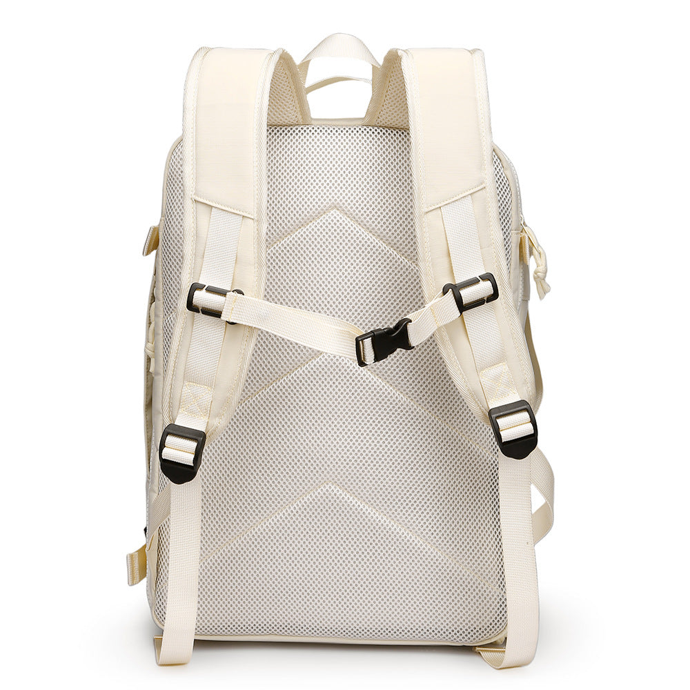 Men's Open Simple Breathable Large Capacity Independent Business Backpack