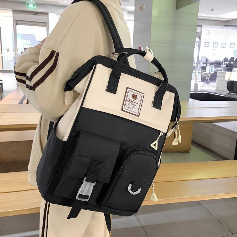 Style Artistic Fresh Girly Fashion Large Capacity College Student Schoolbag
