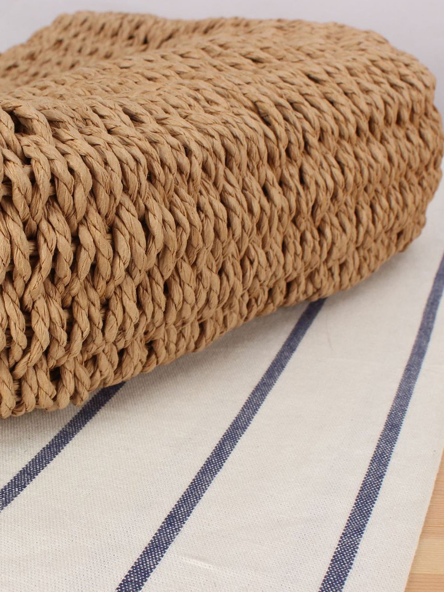 Woven Summer Beach Mori Style Large Capacity Women's Handbag