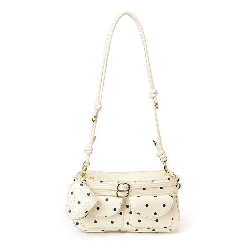 Korean Simple Polka Dot Underarm Spring Fashion Beautiful Personality Bags