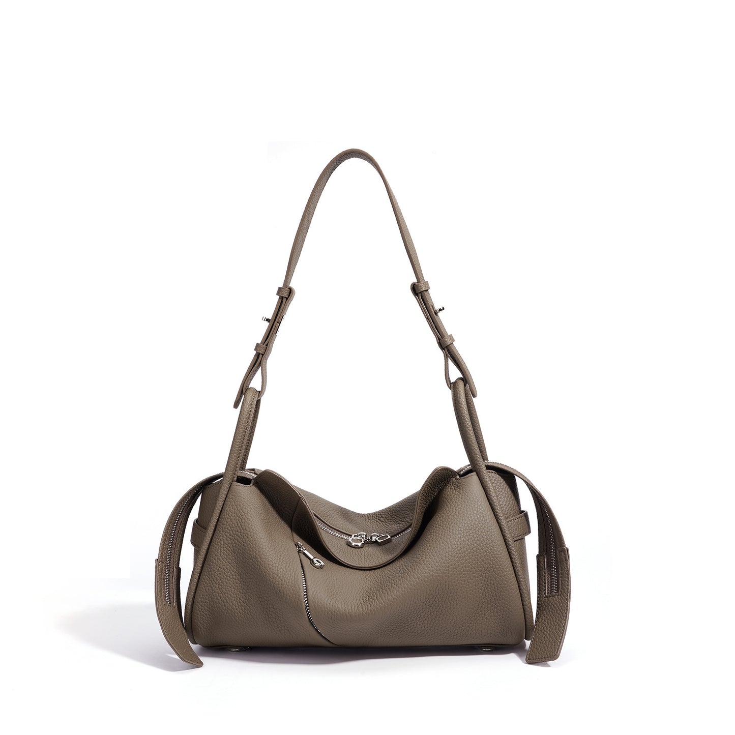 Style Top Layer Cowhide Leather Pillow Advanced Bags