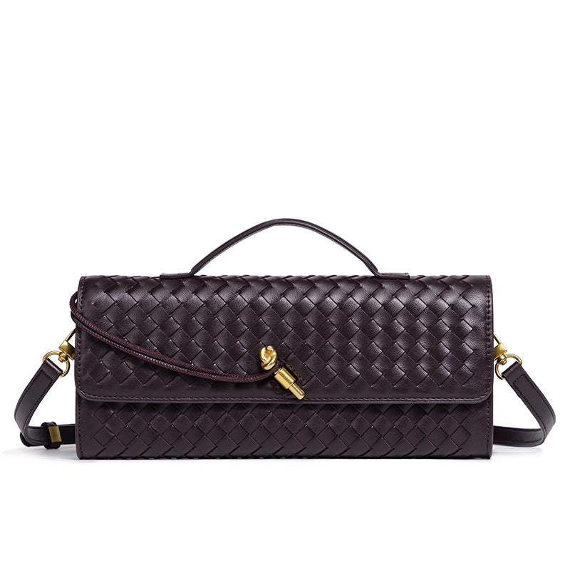 Slouchy Hand-woven File Fashion Horizontal Versatile Bags