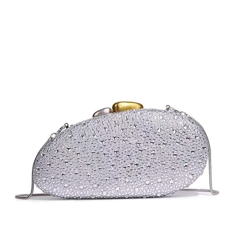Women's Fashion Diamond Chain Party Clutch Good-looking Bags