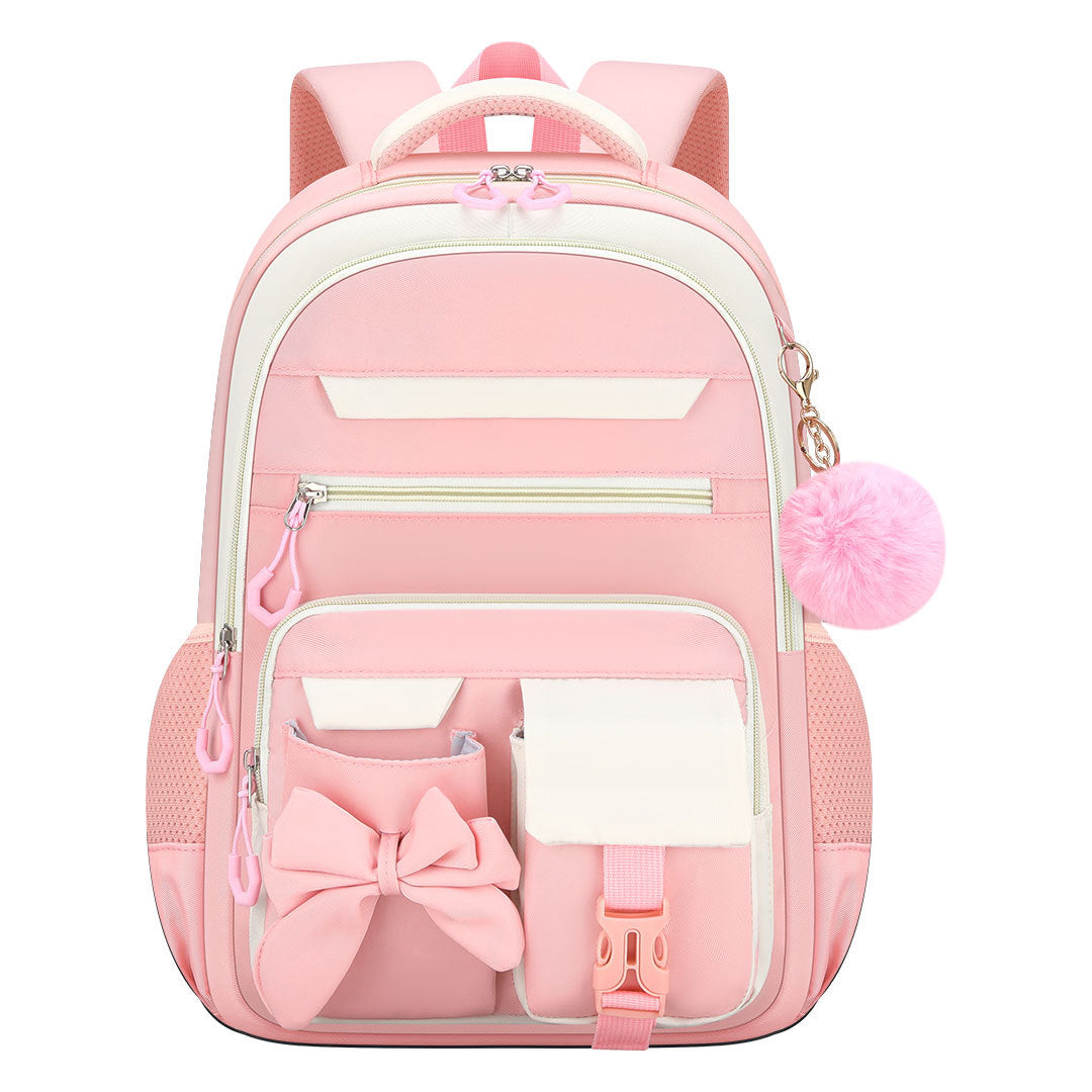 Cute Butterfly Three-piece Set Large Capacity Spine Protection Backpacks