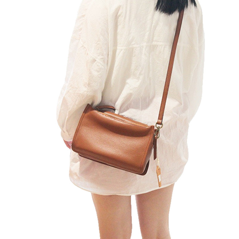 Women's Layer Cowhide Soft Leather Lightweight Commute Leisure Fashion Trendy Bags