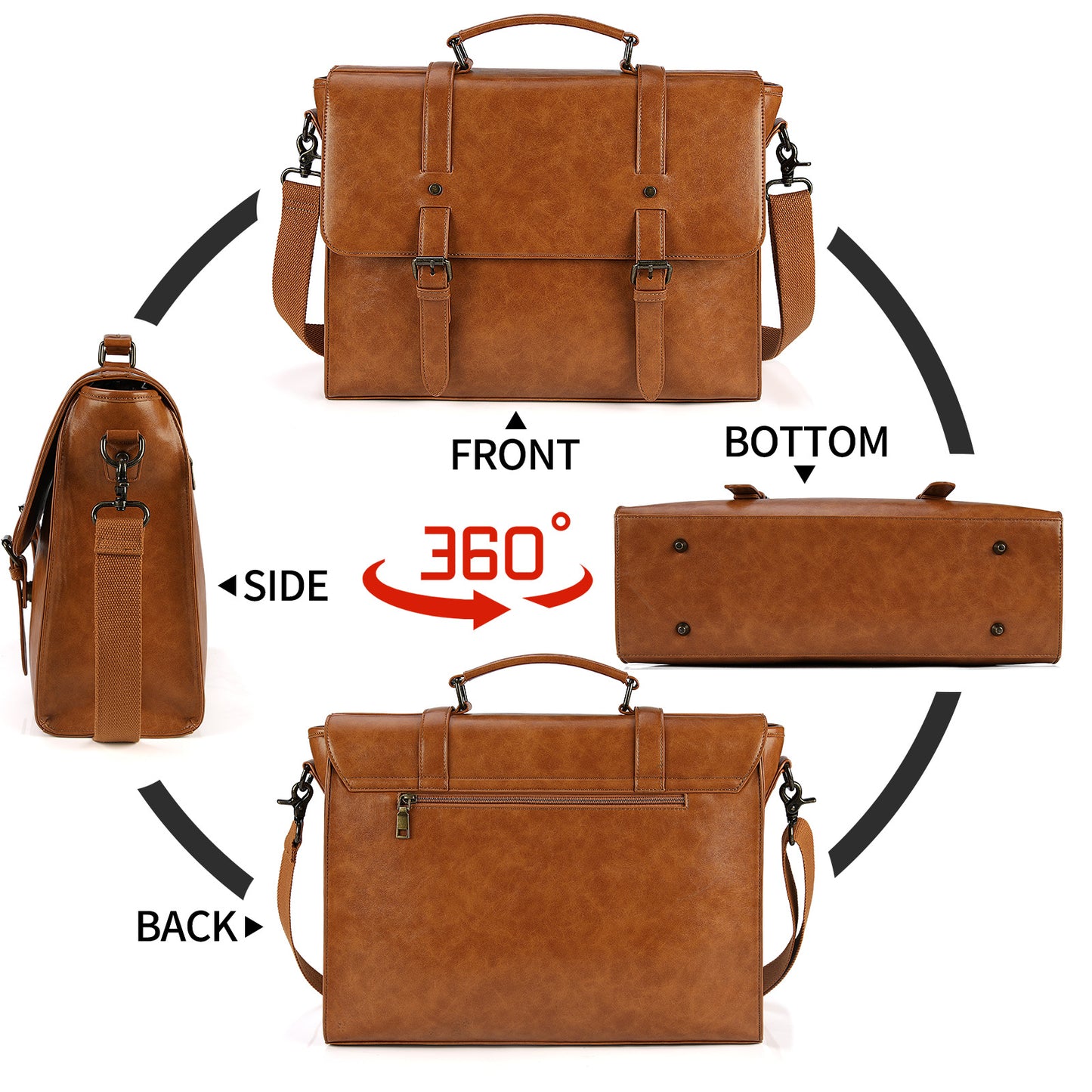 Pretty Creative Men's Retro Business Computer Men's Messenger Bags