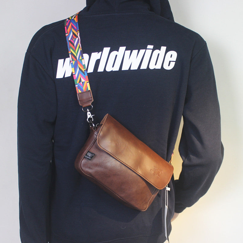 Women's & Men's Fashion Trendy Ribbon Street Style Retro Men's Shoulder Bag