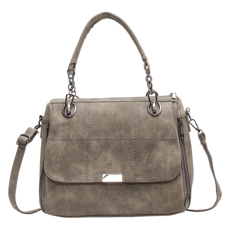 Popular Female Large Capacity Versatile Frosted Portable Women's Shoulder Bag