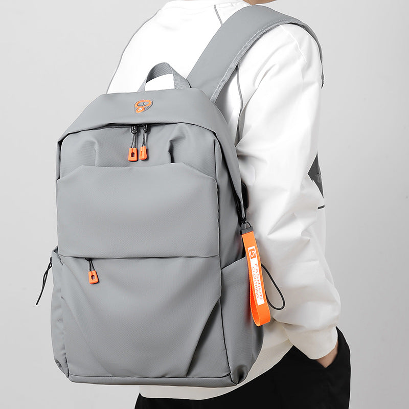 Simple Solid Color Business Commute Computer Universal Backpack