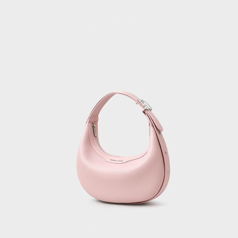 Women's Fashion Simple Design Hobos Leather Texture Shoulder Bags