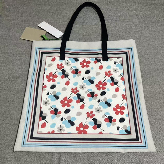 Creative Pretty Model Canvas Leisure Shopping Tote Bag