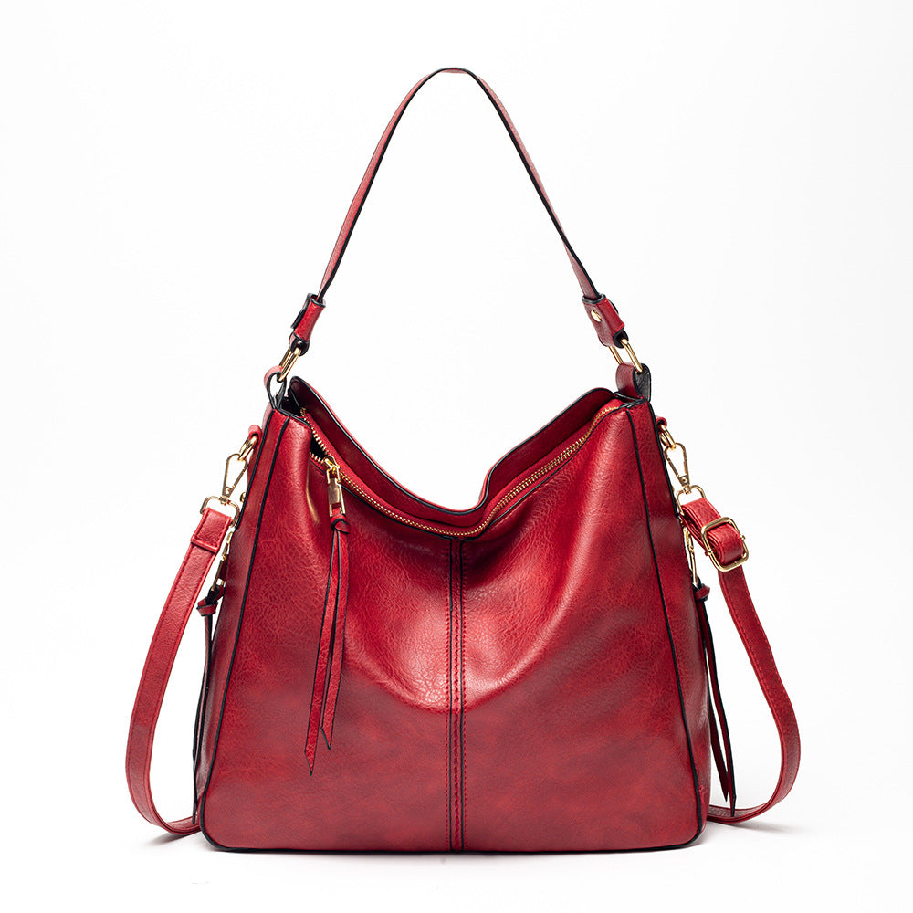 Women's Versatile Simple Elegant High-grade Temperament Goddess Style Women's Shoulder Bag