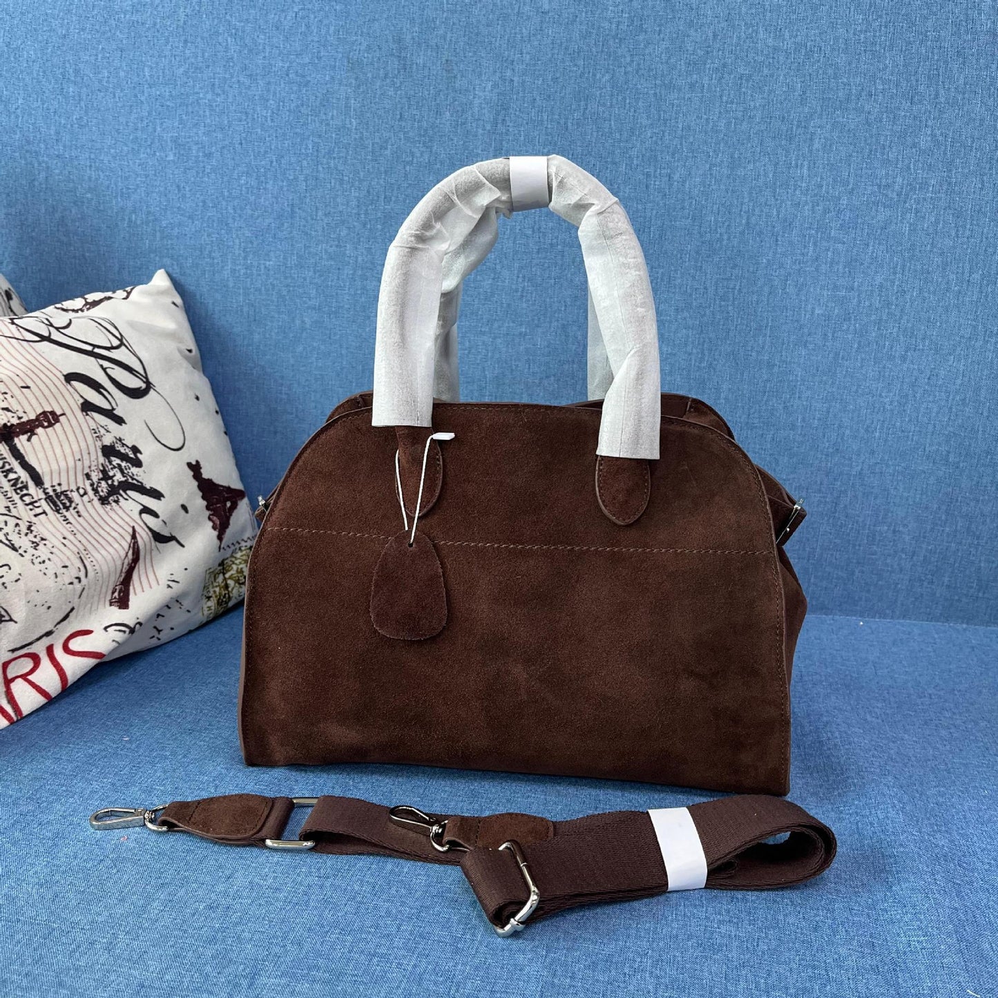 Beautiful Cowhide Leather Minimalist Large Capacity Tote Bags