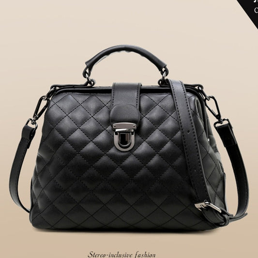 Women's Doctor Retro Fashion Portable Leather Women's Shoulder Bag
