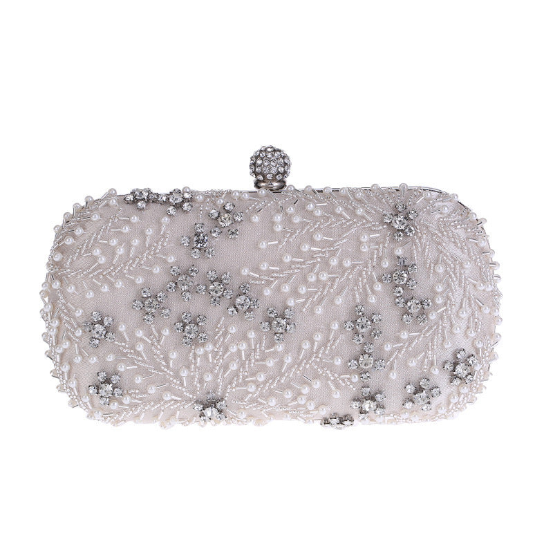 Women's Embroidered Rhinestone Party Dress Garment Banquet Beaded Dinner Bag