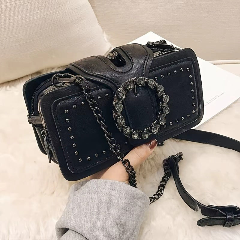 Classic Style Mini Chain Trendy Unique Women's Messenger Bag