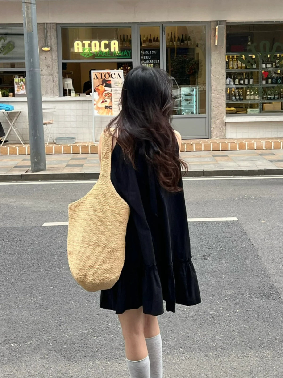 Wind Big Vacation Beach Hand-woven Raffia Women's Shoulder Bag