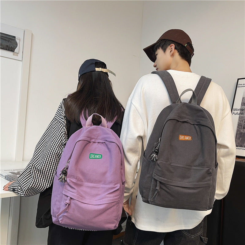 Simple Solid Color College Good-looking Lightweight Bags
