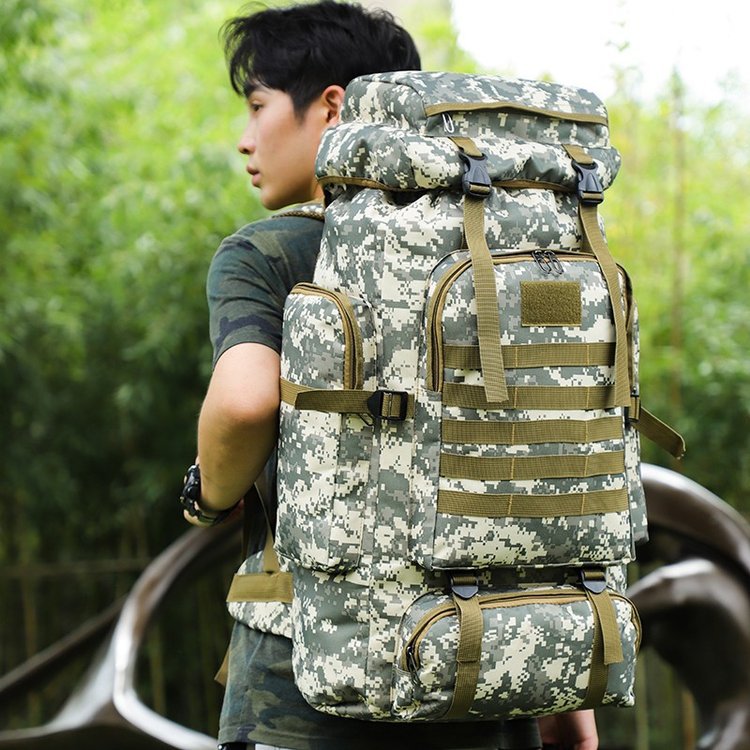Men's Oxford Cloth Camouflage Hiking Camping Leisure Backpack