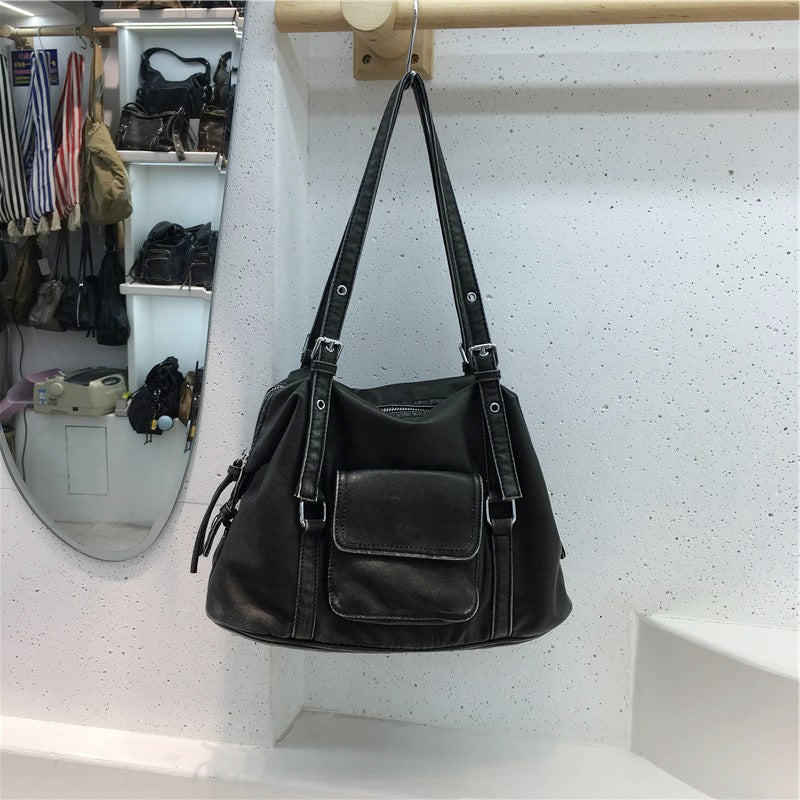 Cabinet Soft Leather Simple Large Capacity Women's Handbag