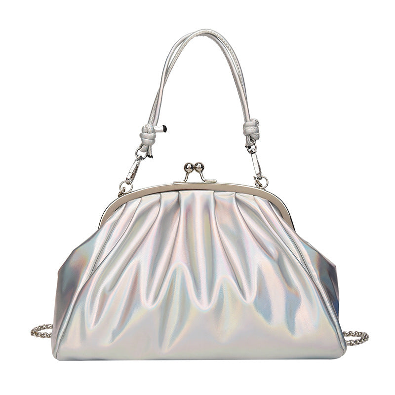 Women's Bright Leather Shell Spring Soft Fashion Women's Shoulder Bag