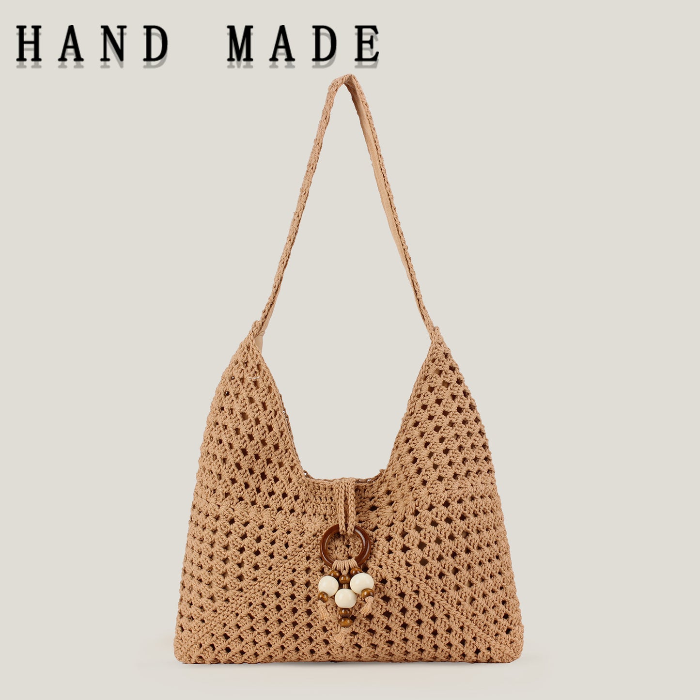 Women's Hand-woven Hollowed Leisure Commuting Seaside Vacation Minority Women's Shoulder Bag
