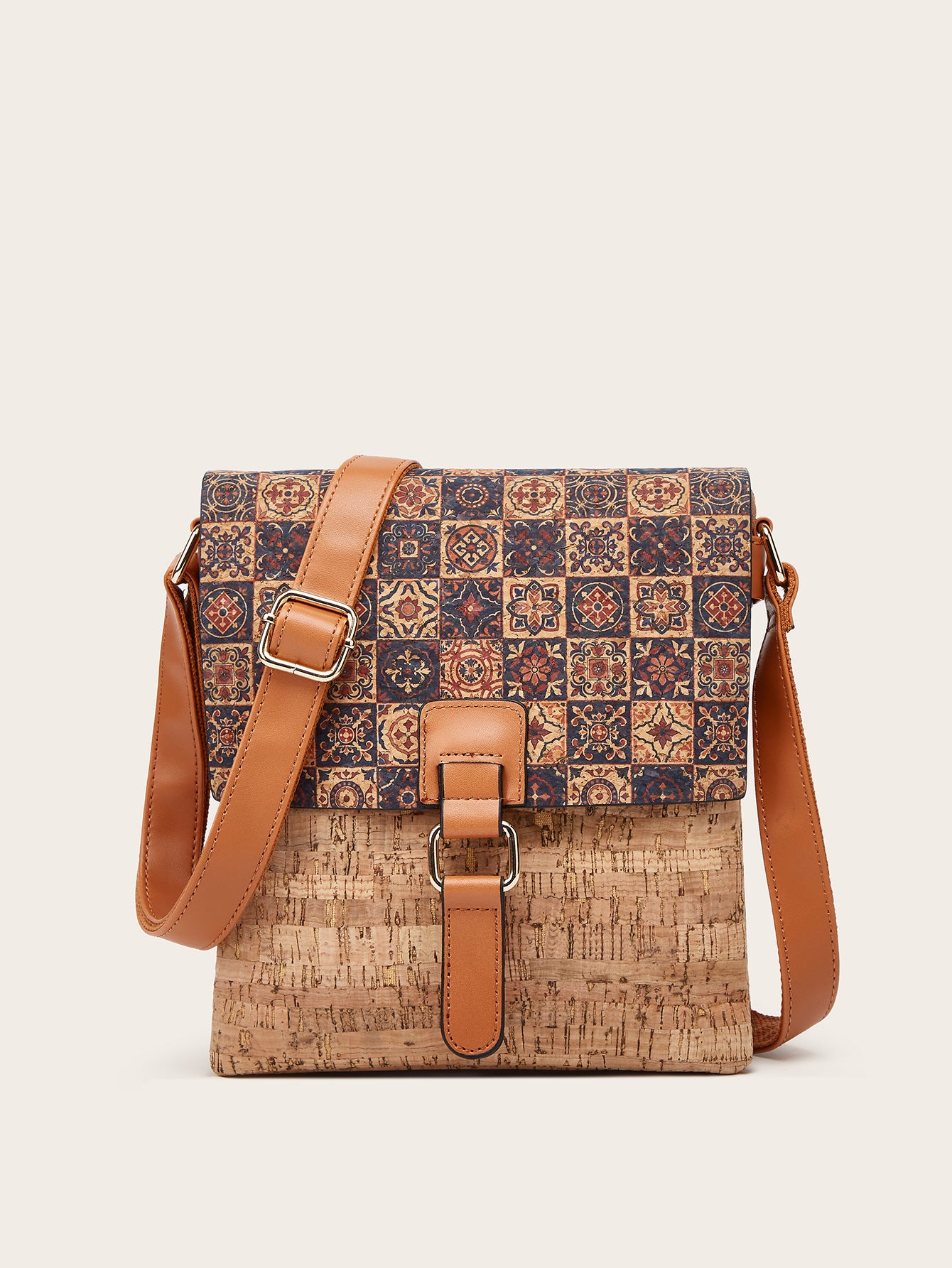 Women's Niche Design Vertical Fashion Retro Printed Bags
