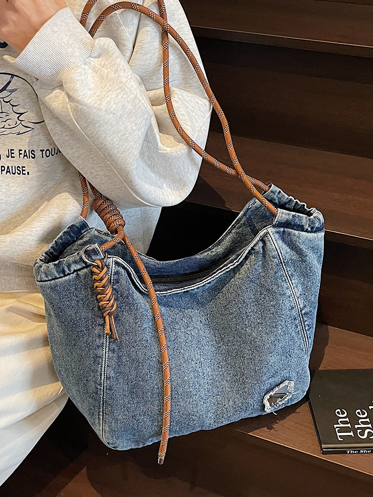 Women's Denim Lightweight Chic For Class Commuting Bags