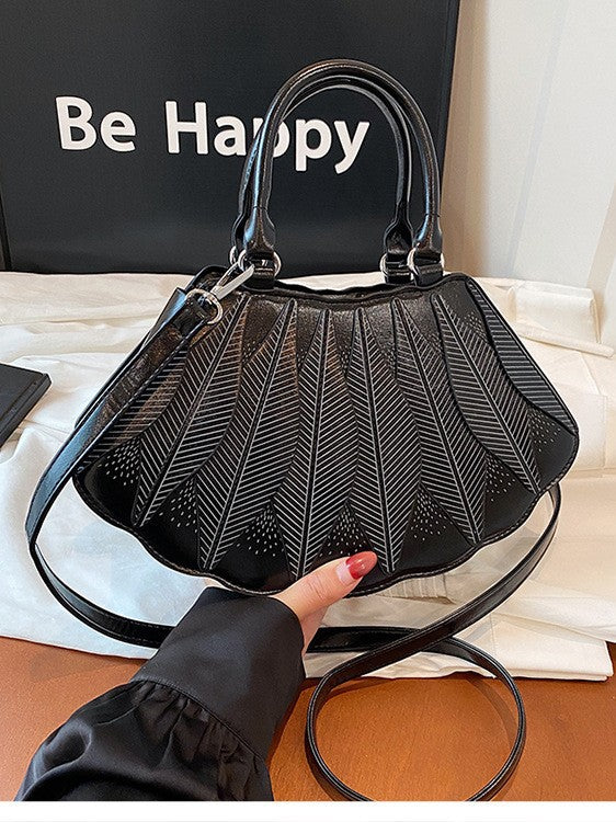 Advanced Texture Stitching Shell Western Style Handbags