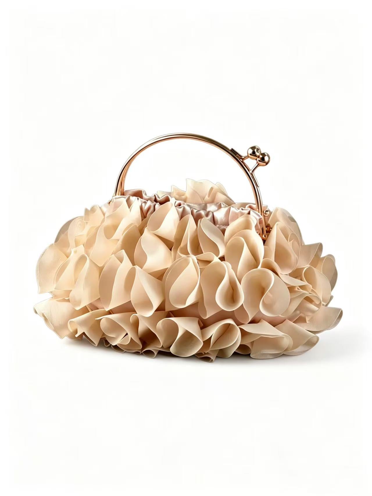 Women's Flower Retro Dress Party Clutch Dinner Bag