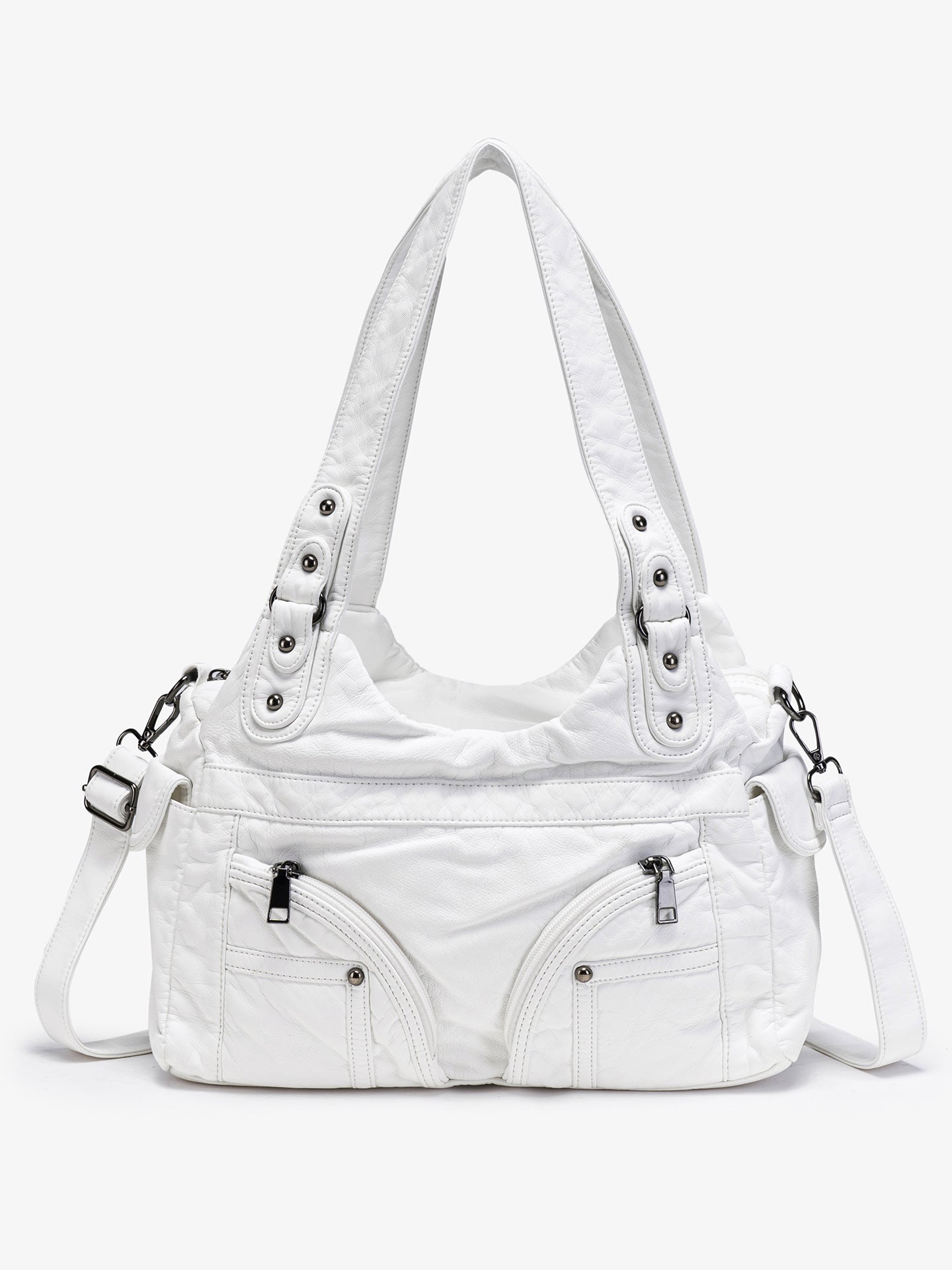 Hot Underarm Style Zipper Motorcycle Soft Women's Messenger Bag