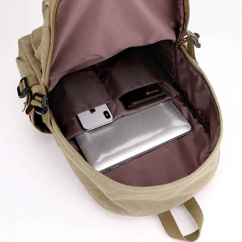 Women's & Men's Large Capacity For Canvas Retro Junior Backpacks