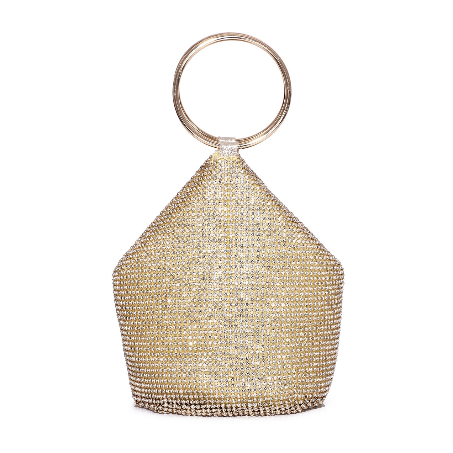 Full Diamond Portable Vegetable Basket Rhinestone Fashion Dinner Bag