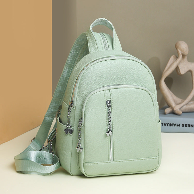 Elegant Graceful Soft Leather Fashion Commuter Women's Chest Bag, Fanny Pack