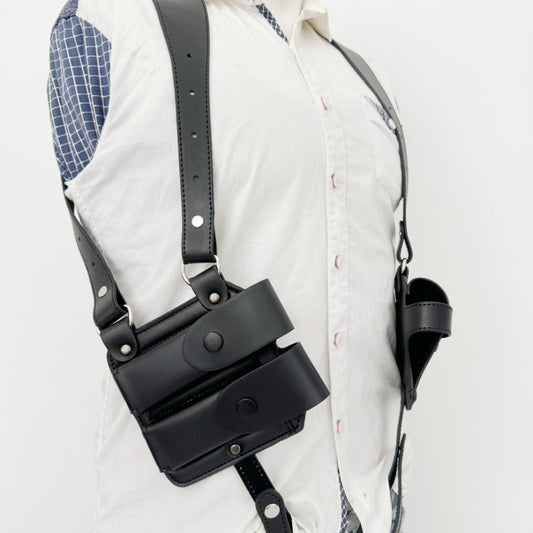 Leather Strap Holster Cartridge Underarm Hidden Outdoor Camouflage, Military Fan Bag