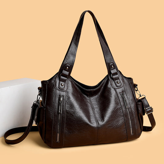 Attractive Elegant Women's Motorcycle Fashion Retro Tote Bag