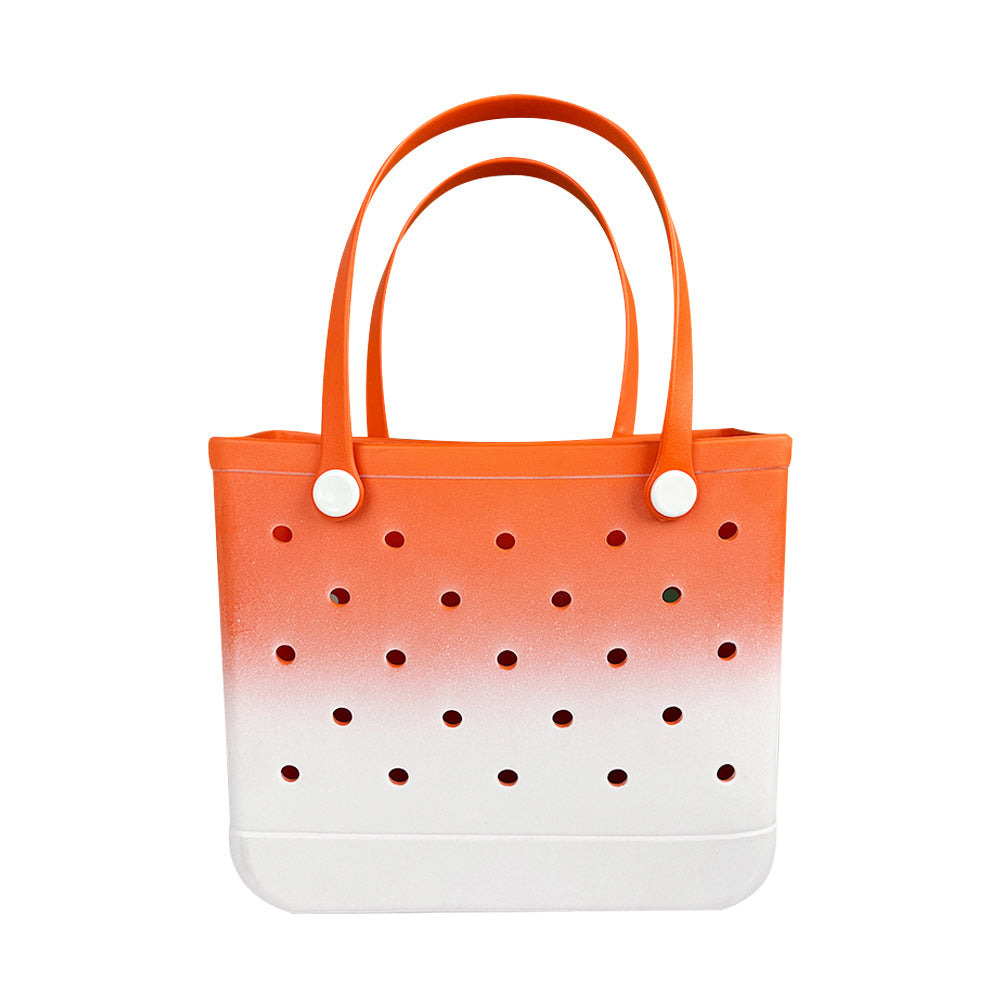Beach Hole Christmas Halloween Element Printing Vegetable Bags