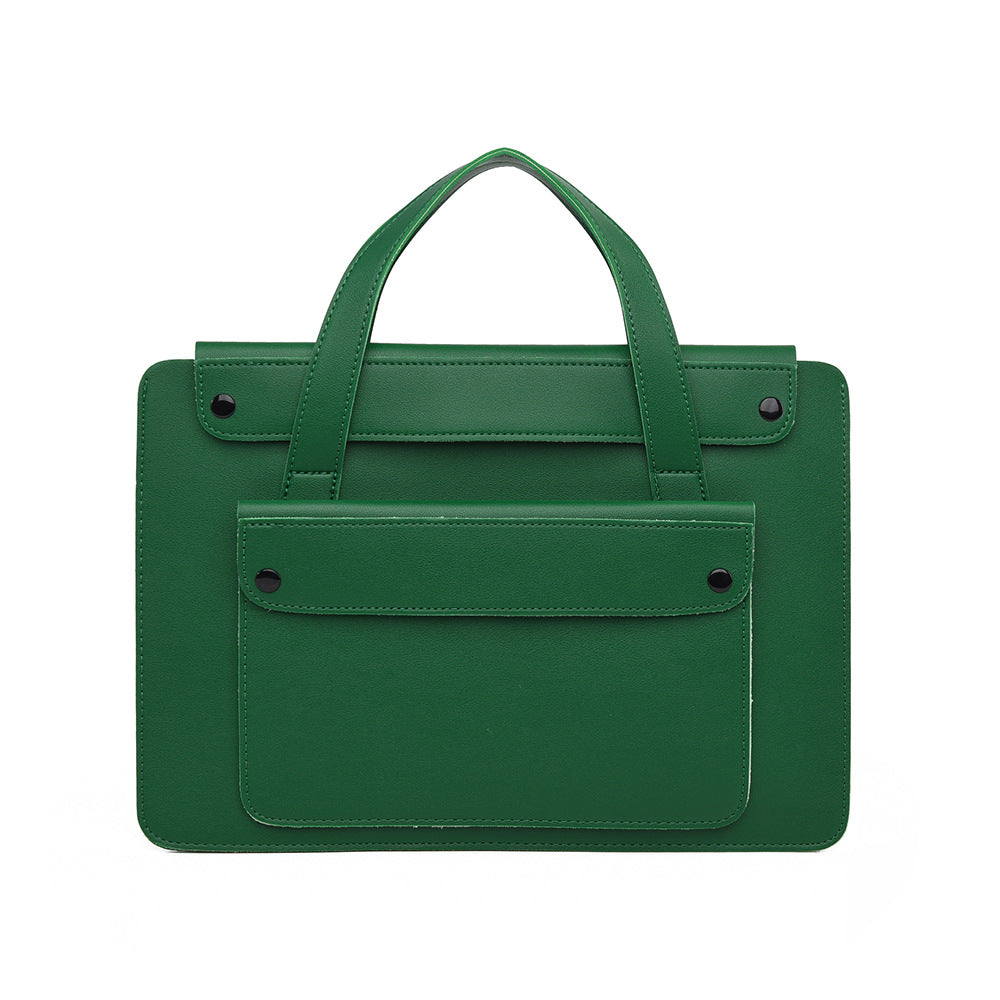 Organ Leather Portable Computer Suitable For Notebook Laptop Bag