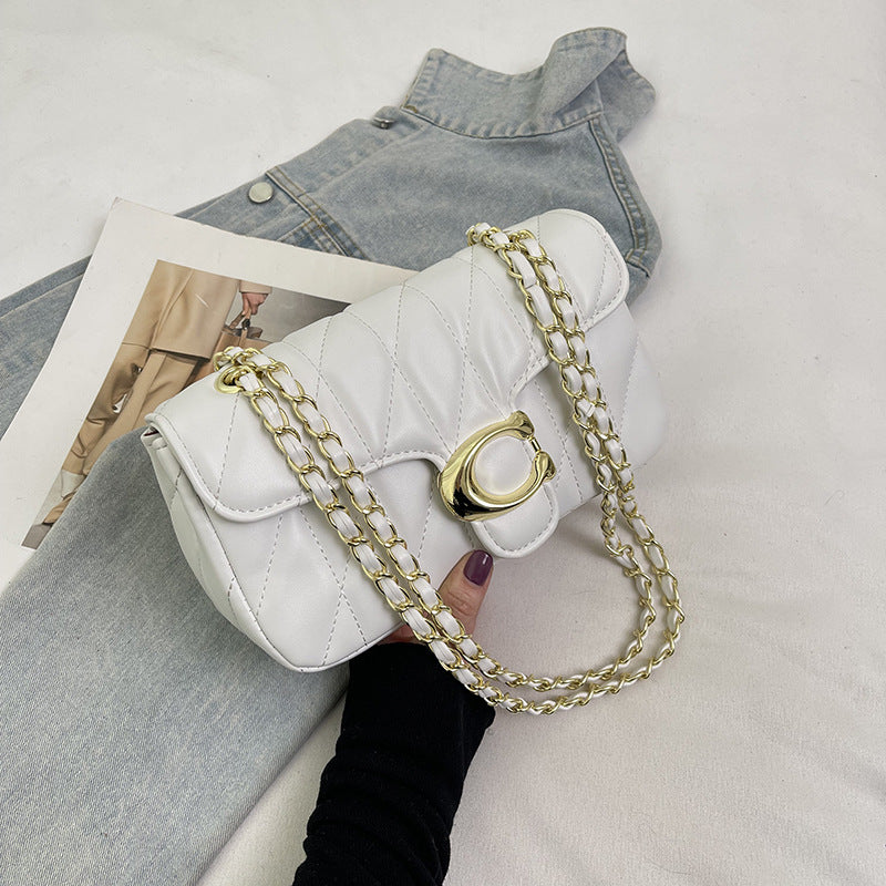 Unique Graceful Women's Fashion Rhombus Chain Women's Messenger Bag