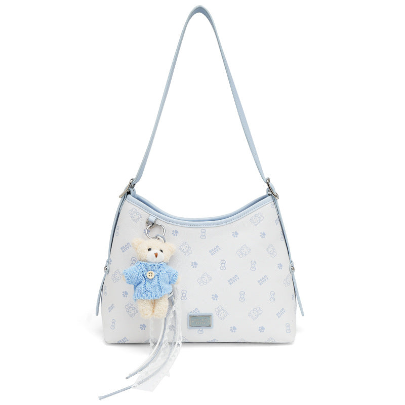 Printed Underarm Large Capacity Versatile Commuter Women's Shoulder Bag