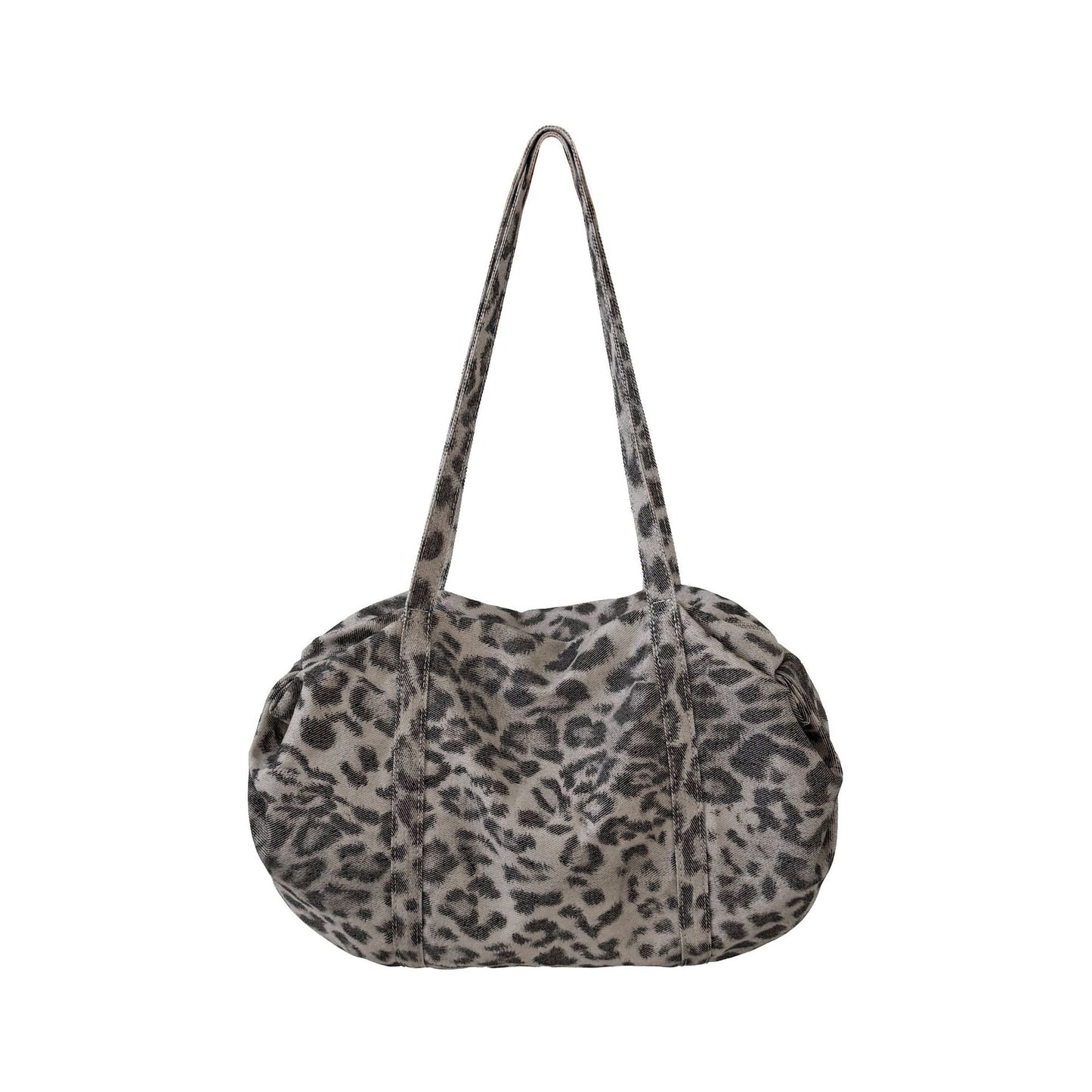 Women's Wild Leopard Print Retro Trendy Niche Underarm High Women's Shoulder Bag