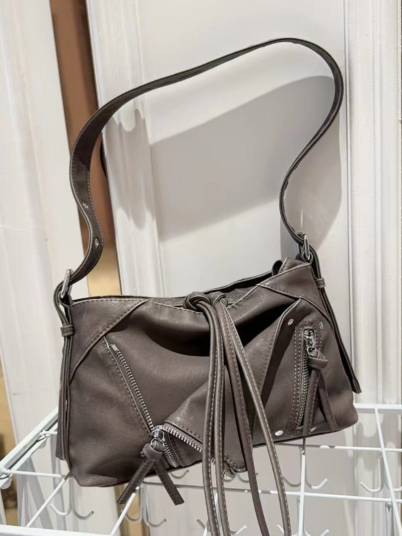 Zip One Hot Style Motorcycle Design Tote Bag