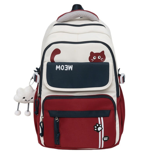 Cute Female Junior High Fashion Korean Style Large Capacity Computer Leisure Backpack
