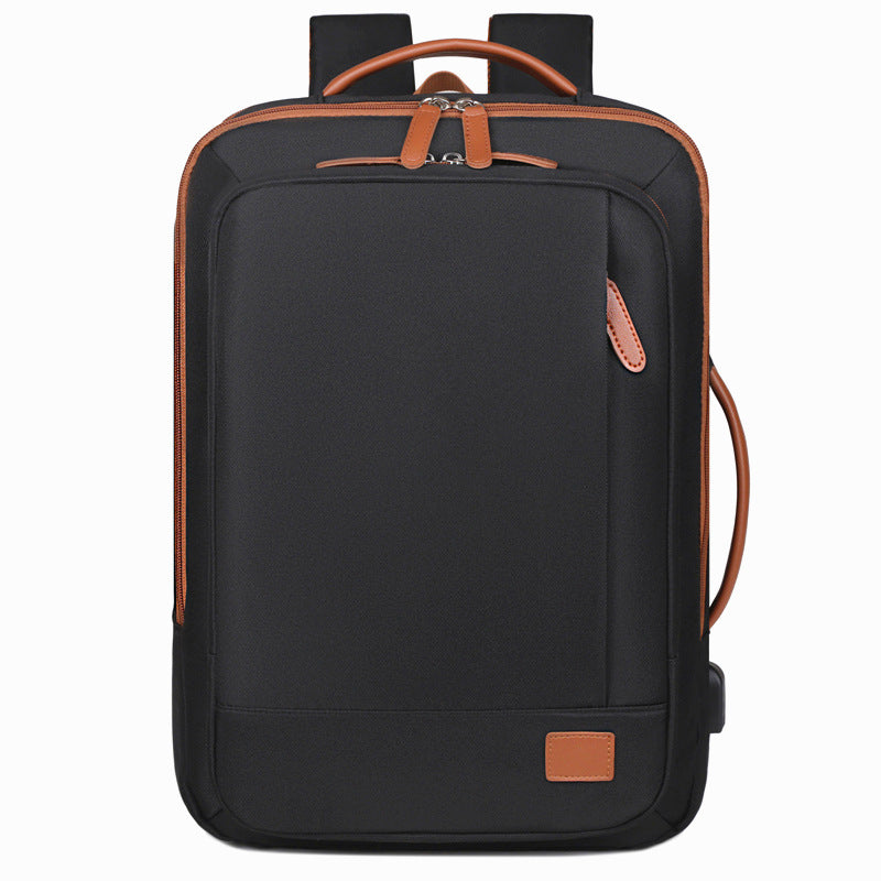 Large Capacity Practical Can Be Expanded Horizontal Vertical Switch Business Backpack