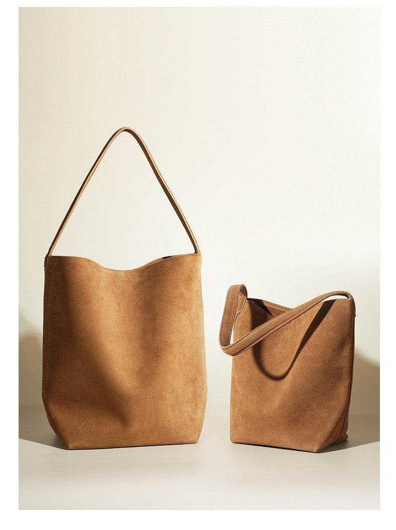 Women's Genuine Leather Large Capacity Fashion Commuter Women's Shoulder Bag
