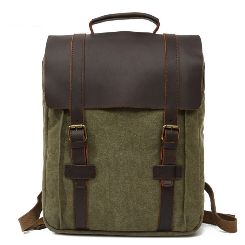 Fashion Slouchy Preppy Business For Canvas Leisure Backpack