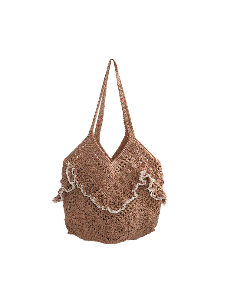 Women's Niche Woven Hand-woven Hollow Seaside Holiday Bags
